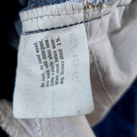 Vintage Levi's 217 Boot Cut Jeans: Orange Tab Denim, Made In USA, Waist 30 - Picture 8 of 12